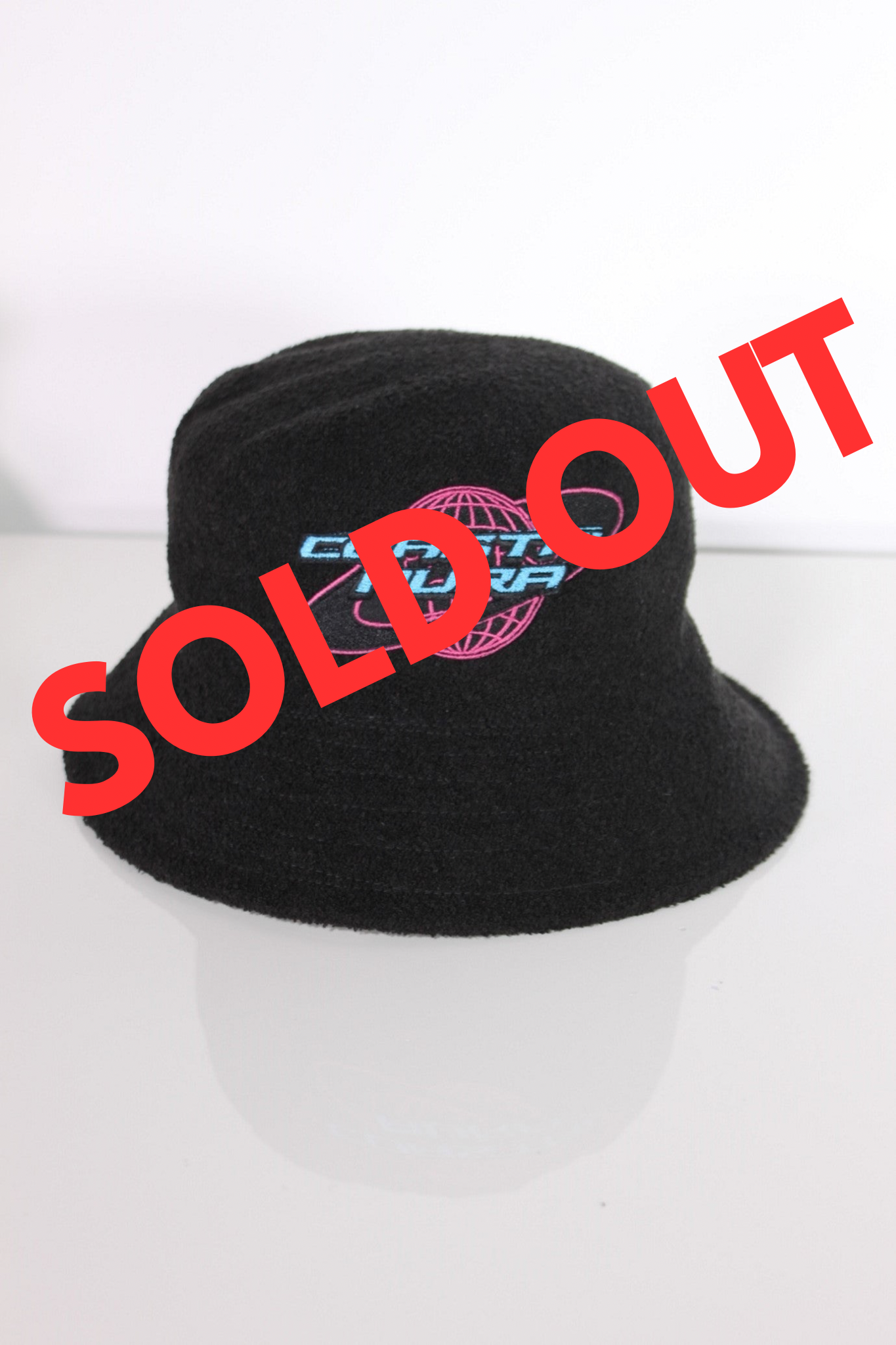 Black Terry Toweling Bucket Hat [SOLD OUT]