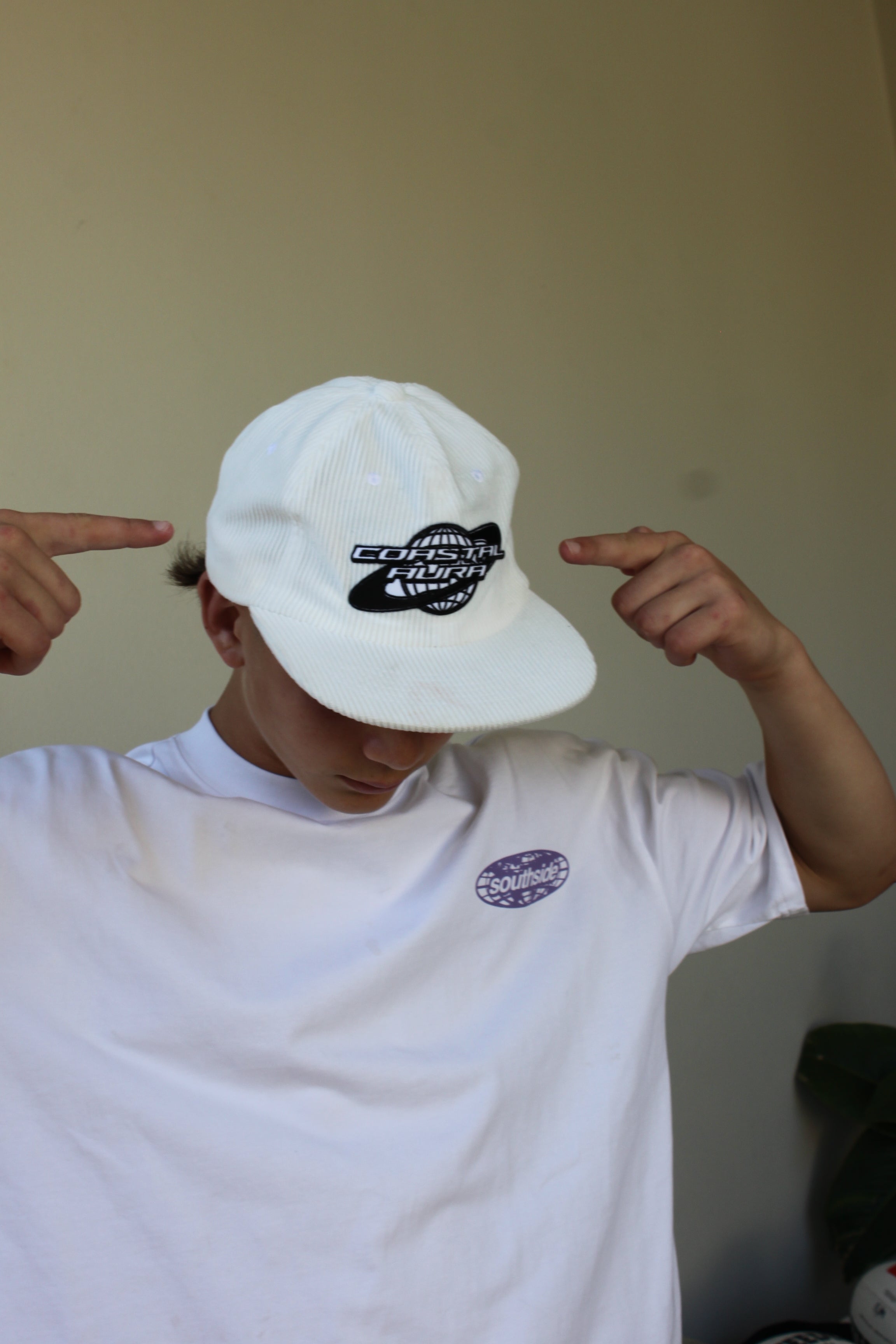 OG White Corduroy Cap