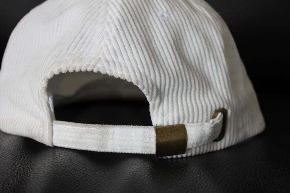 OG Coastal Aura Corduroy Cap-White